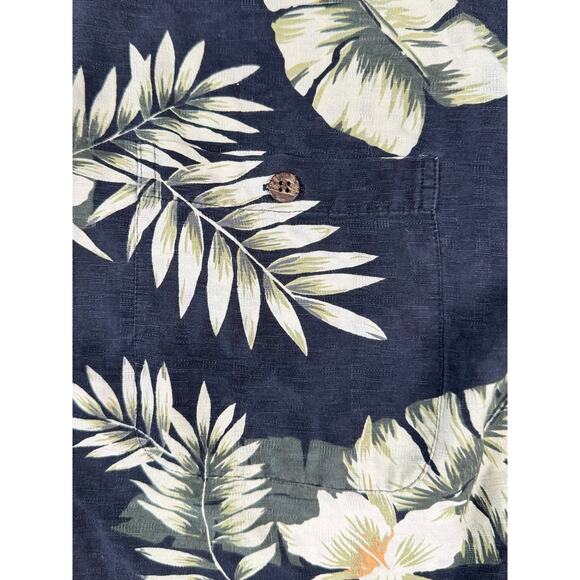 Summa‎ Silk Hawaiian Shirt Men’s XL Black Floral Aloha Camp Button Up Y2K - Picture 3 of 7